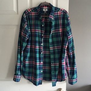 Old Navy Men’s Slim Fit Plaid Button Down